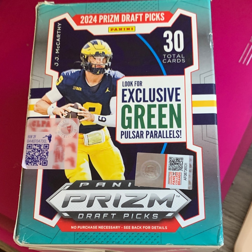 Panini Prizm Draft Picks Box - Yellow and Black Highlights